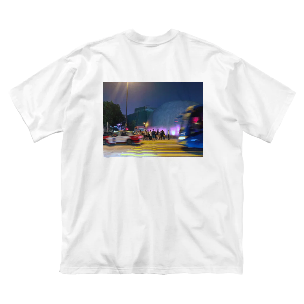 Rikky’s Shopの香港(夜景) ビッグシルエットTシャツ