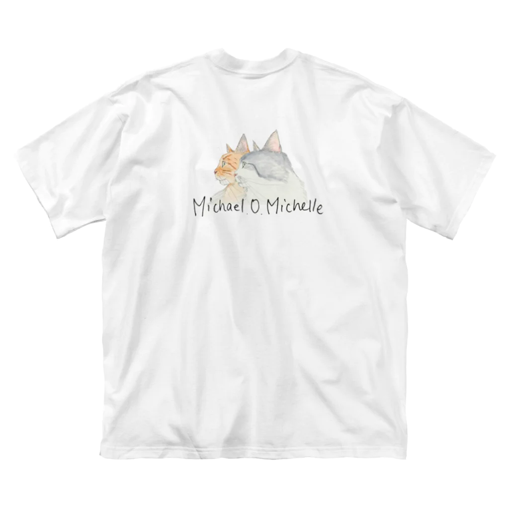 Michellemadeのモコリリ美容室 ビッグシルエットTシャツ