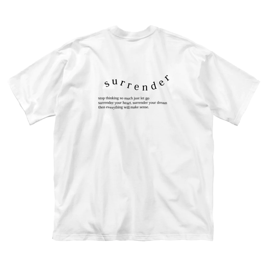 āsana ｱｰｻﾅのsurrender （サレンダー） ビッグシルエットTシャツ