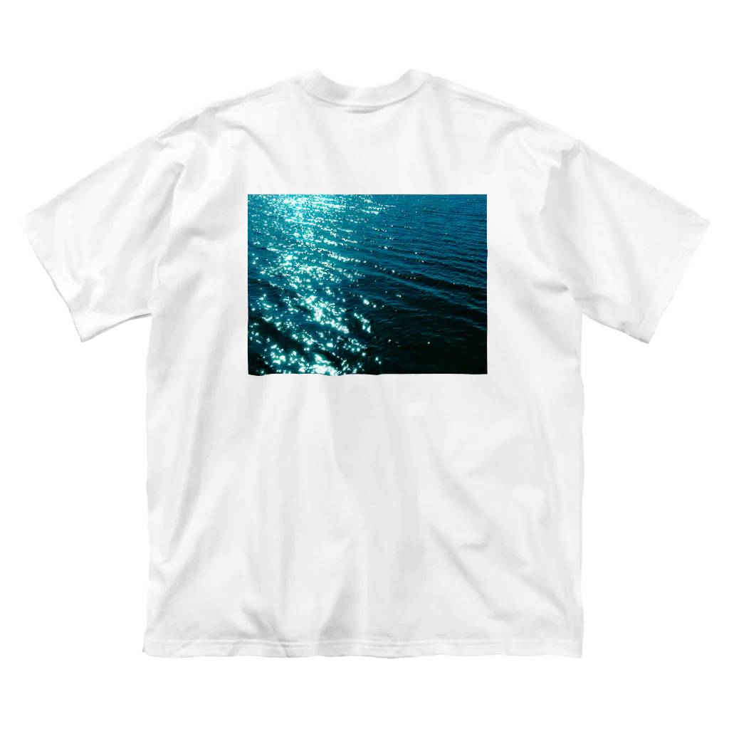 おやすみの海に反射する光 ビッグシルエットTシャツ