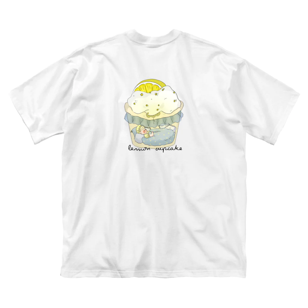 chun_coのおやすみレモンカップケーキ ビッグシルエットTシャツ