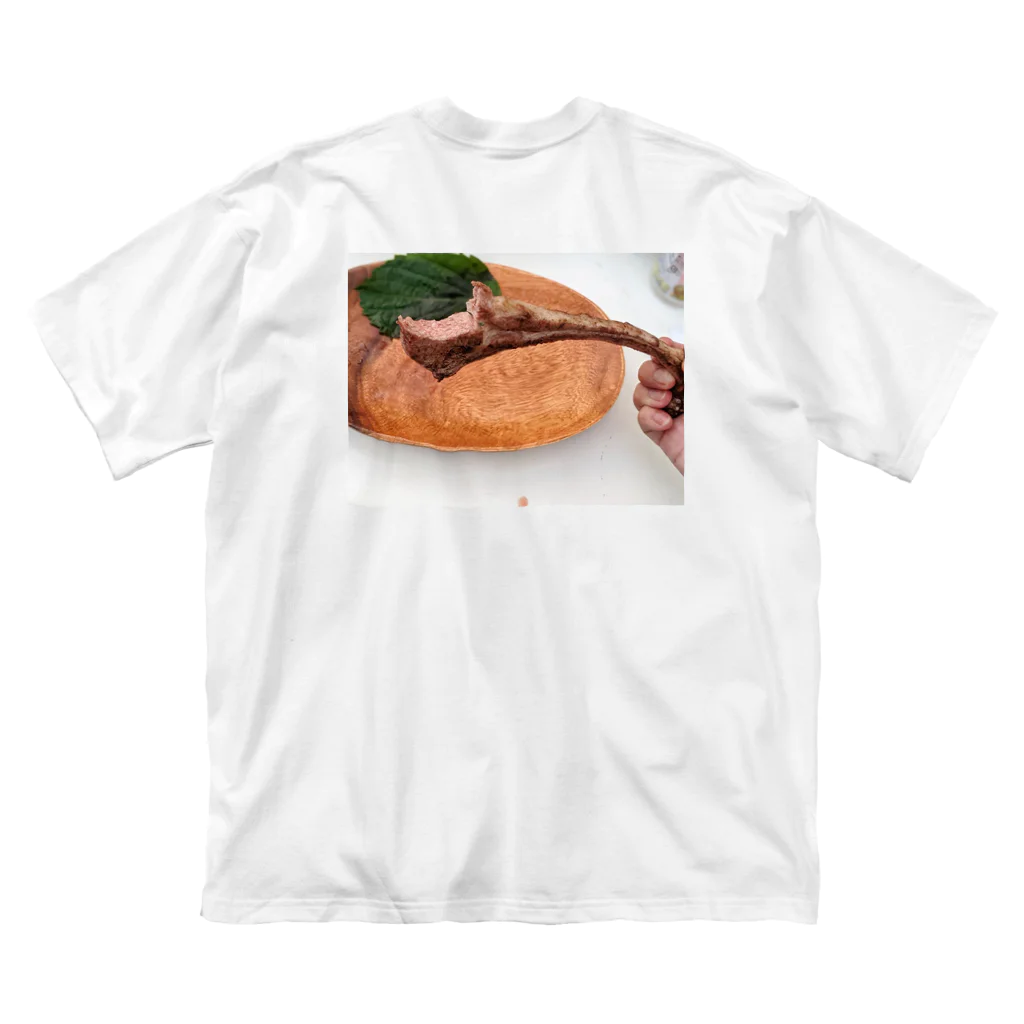 うさぎ堂🐰【公式】夏ギフト🎁販売中🍹の肉食べたいT ビッグシルエットTシャツ