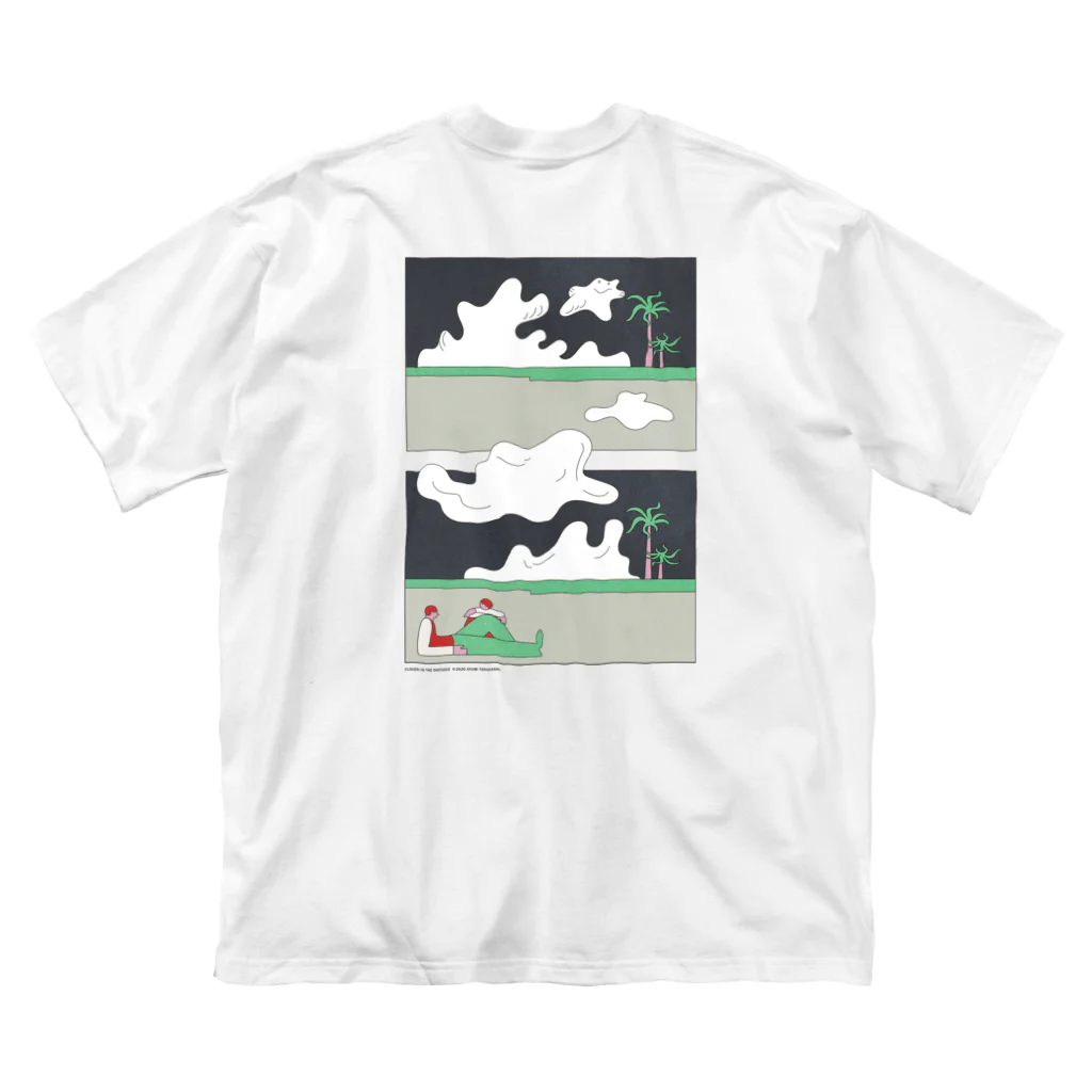 A TAKAHASHIのclouds ビッグシルエットTシャツ