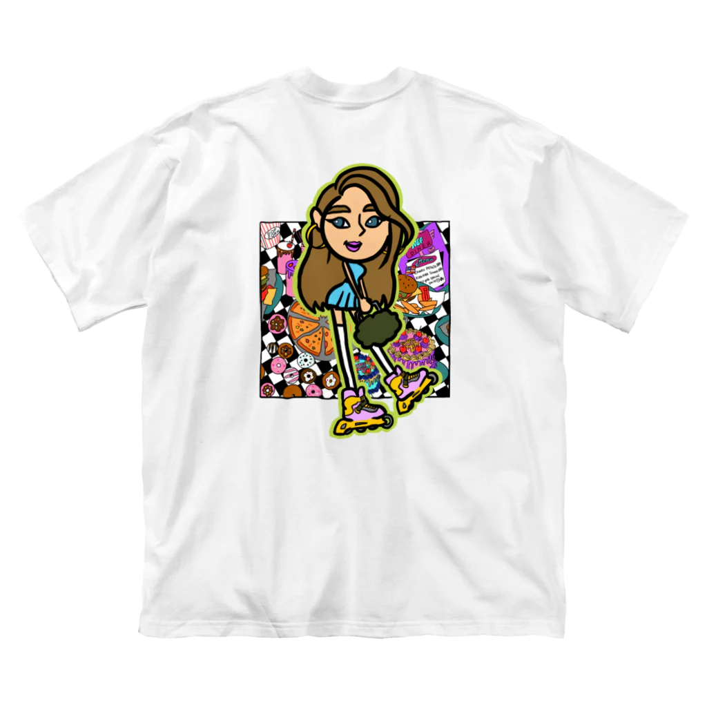 NEF girls.official のNGS Miyu sweets ビッグシルエットTシャツ