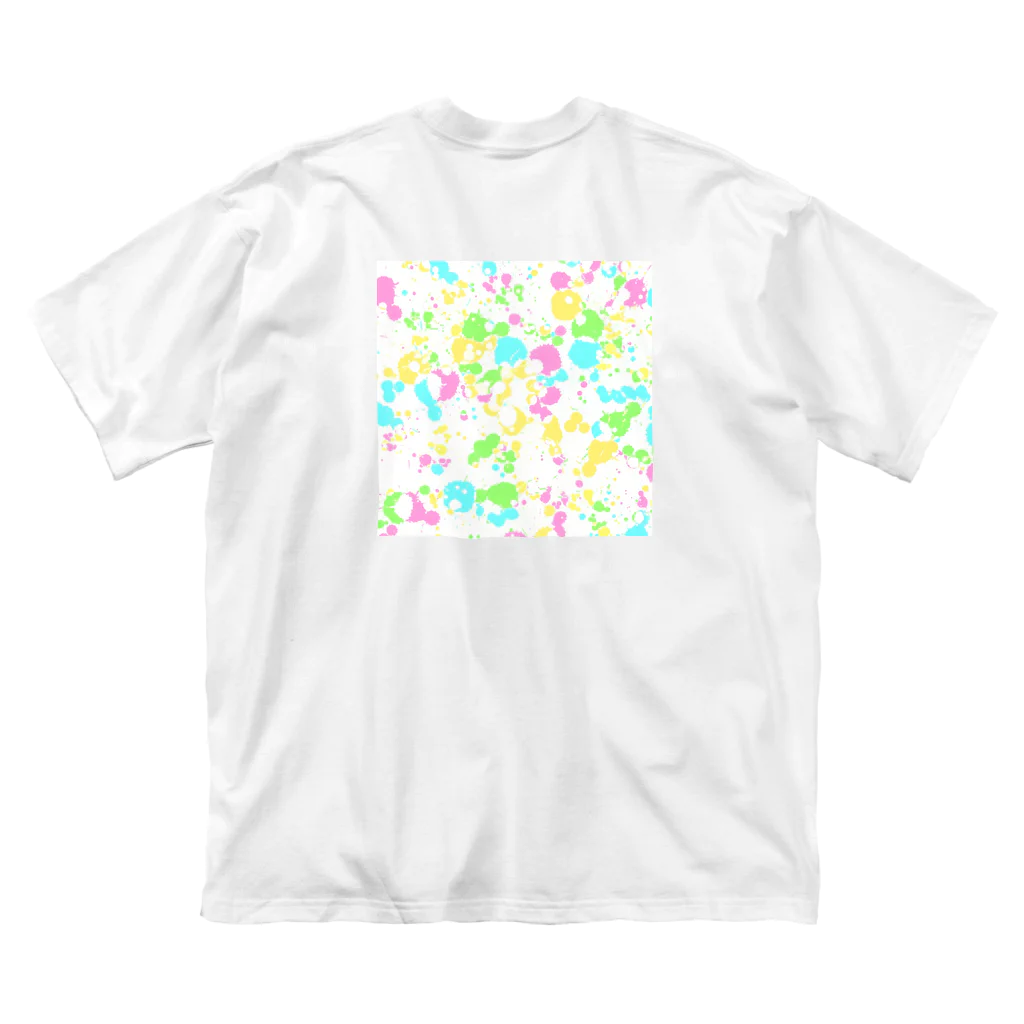 rabbit.bのCOLORFUL INK. ビッグシルエットTシャツ