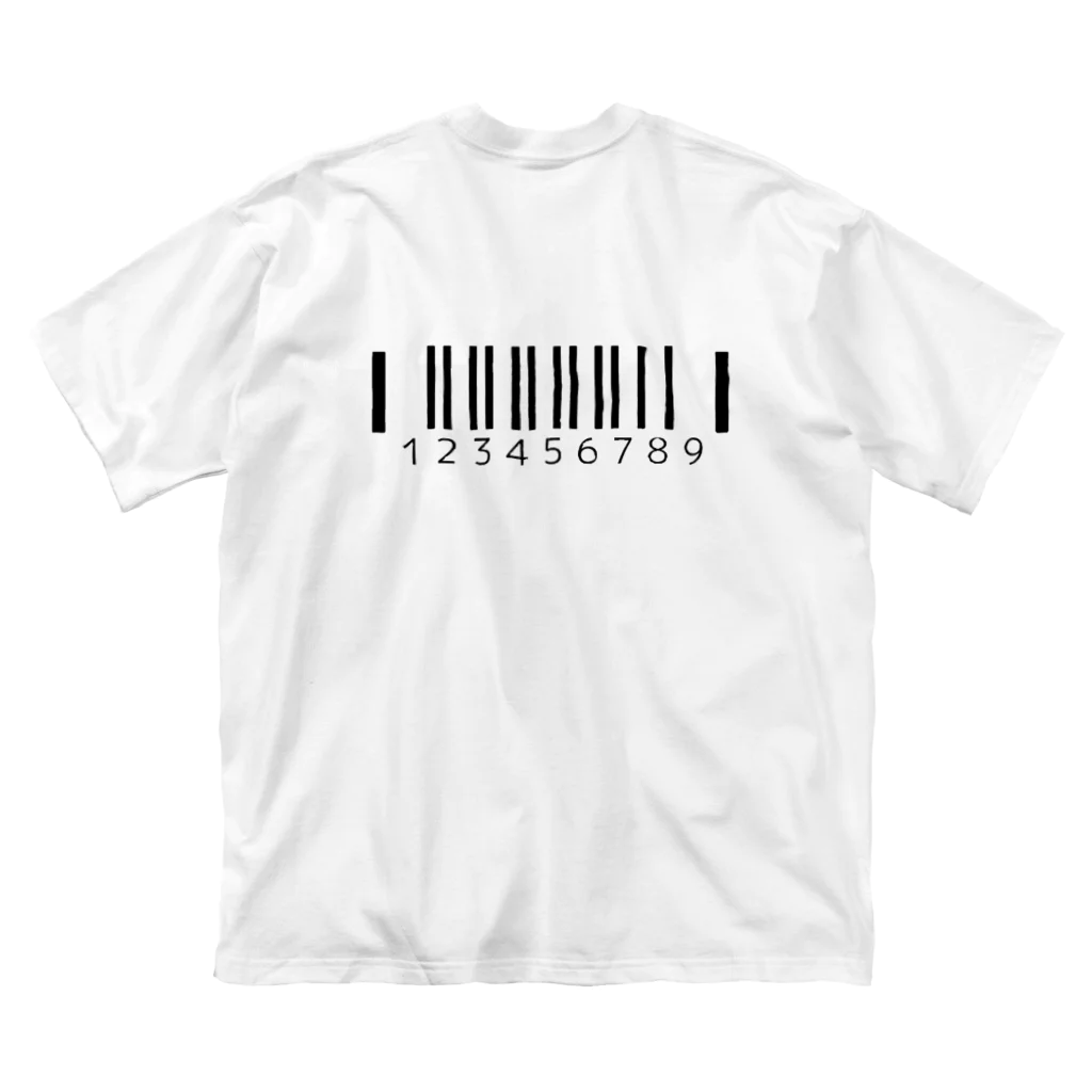 g__.o0のﾊﾞｰｺｰﾄﾞ ビッグシルエットTシャツ