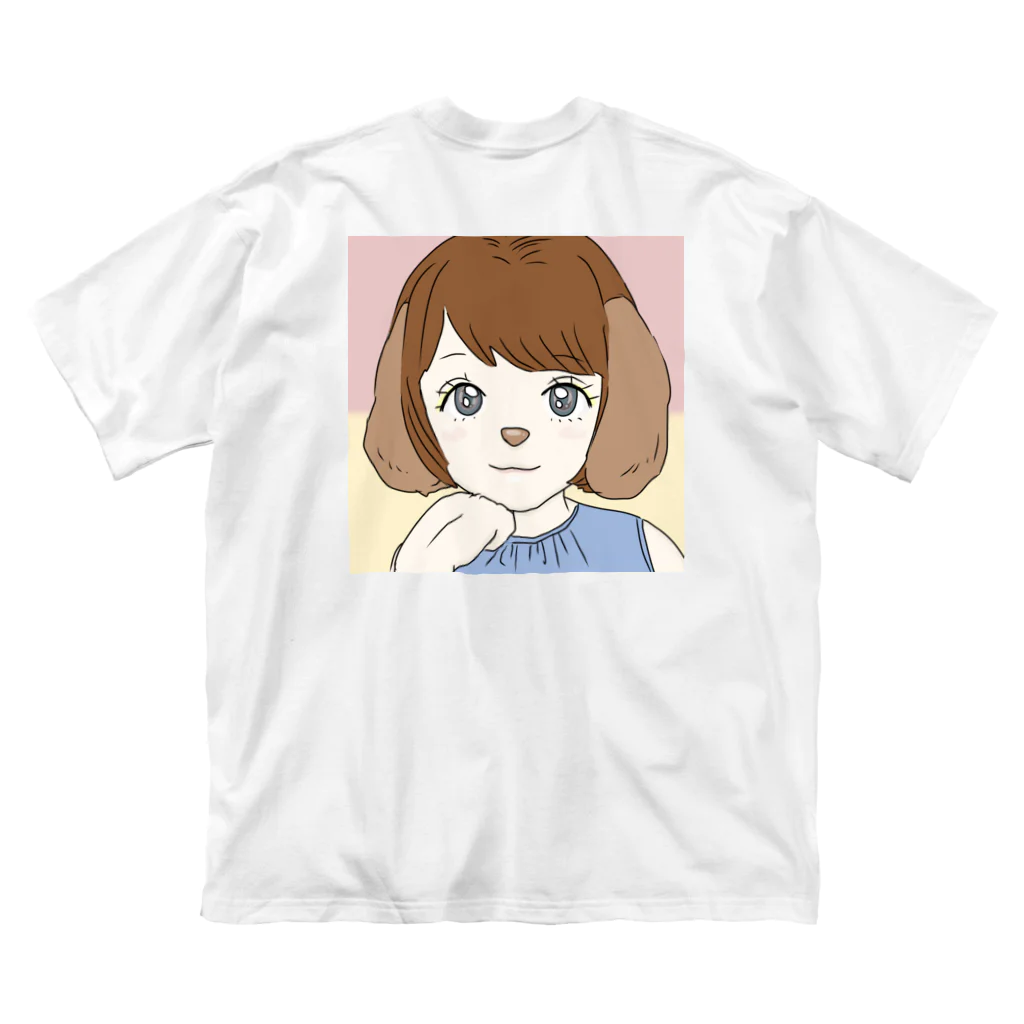 fupifupiのわんこちゃん ビッグシルエットTシャツ