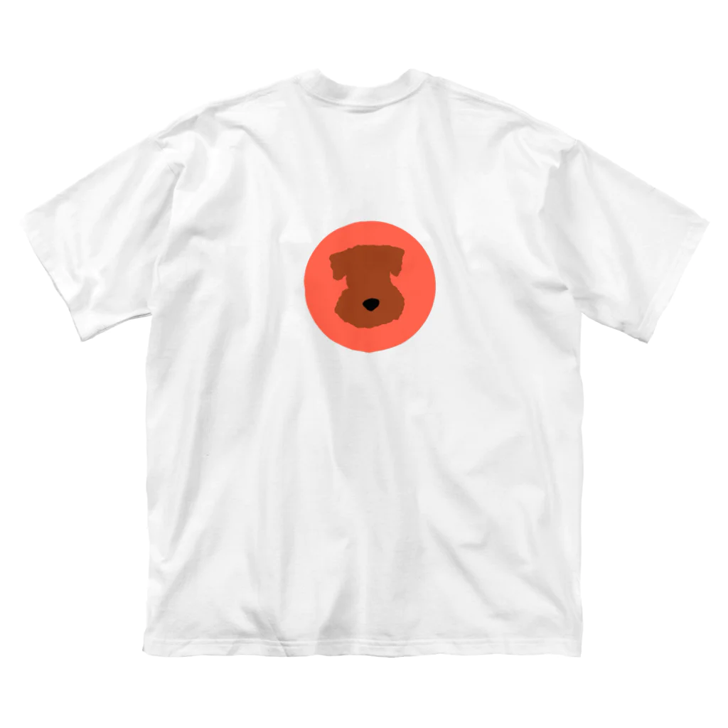 ひなもの犬　オレンジ　エアデール　テリア　 Big T-Shirt