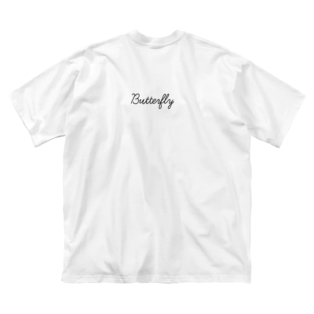 Butterfly Dreamのbutterfly Black logo 루즈핏 티셔츠