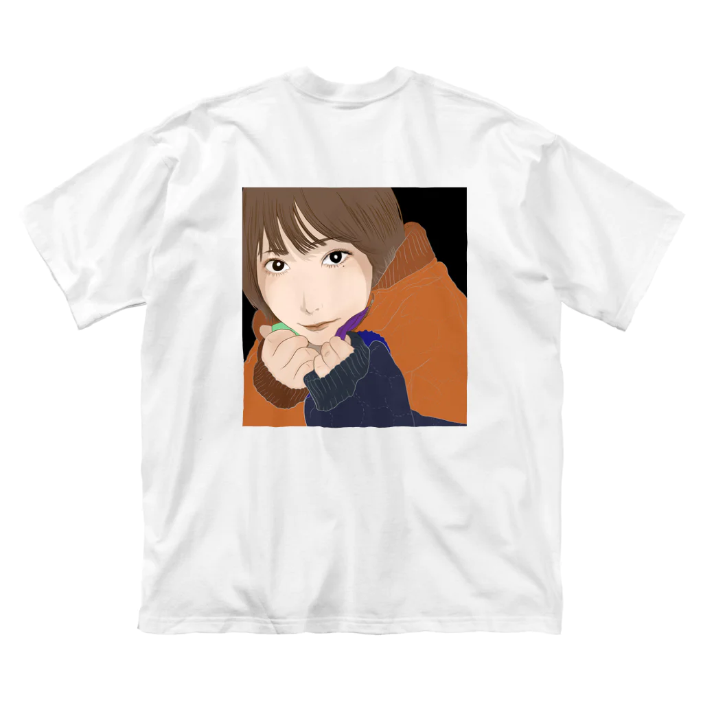 ハナナチョビンソン・D・プルルペロッチの彼女な子 ビッグシルエットTシャツ