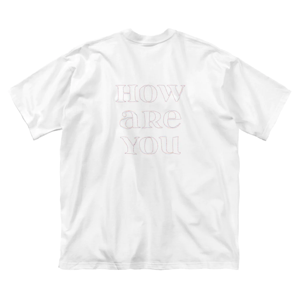 リアのHOW ARE YOU ビッグシルエットTシャツ