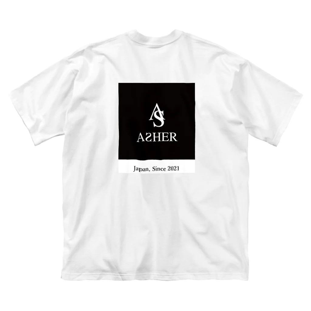 ASHERのLOGO Tシャツ ビッグシルエットTシャツ