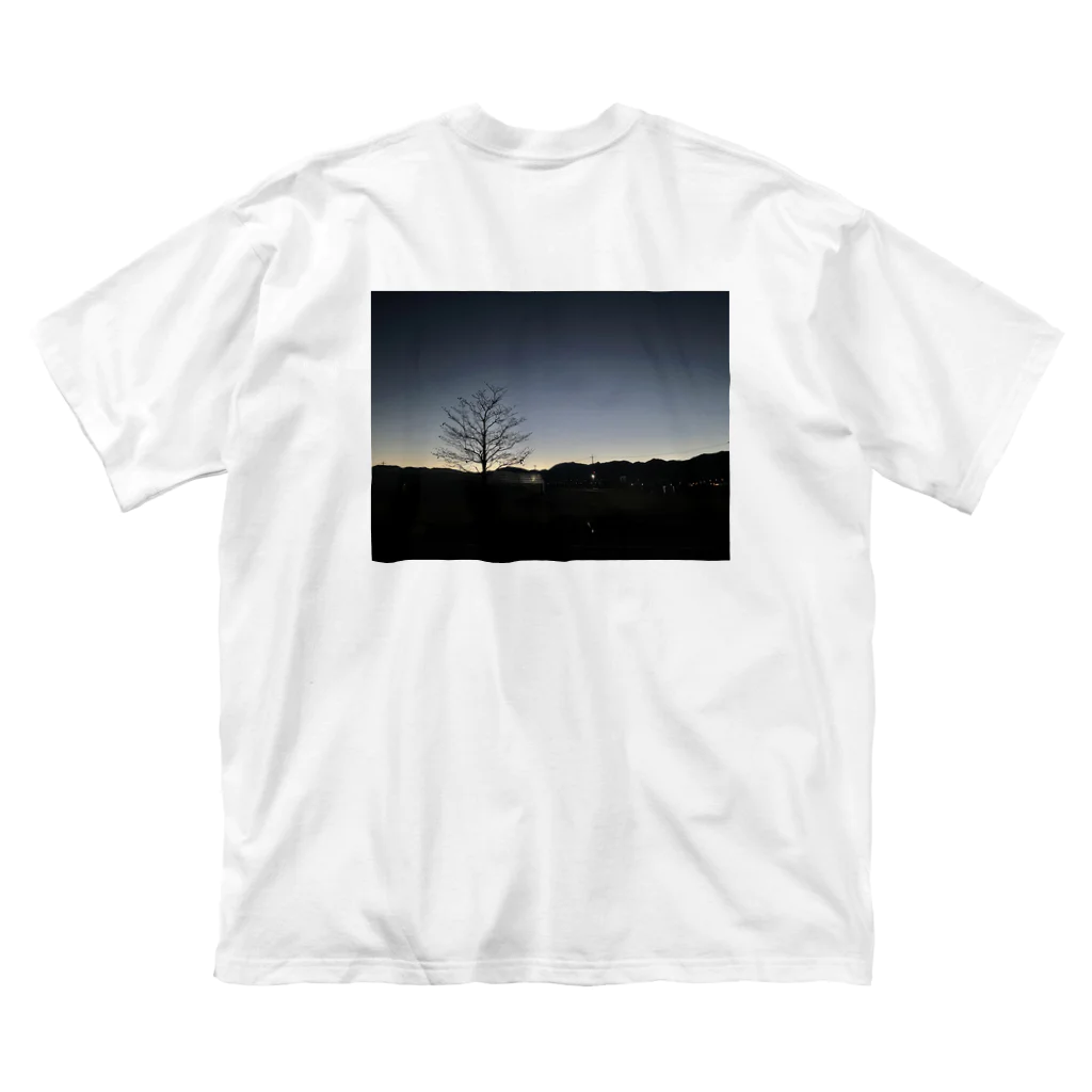 2929gawDesignShop358のEarly winter sunrise ビッグシルエットTシャツ