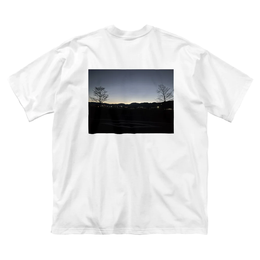 2929gawDesignShop358のEarly winter sunrise ビッグシルエットTシャツ