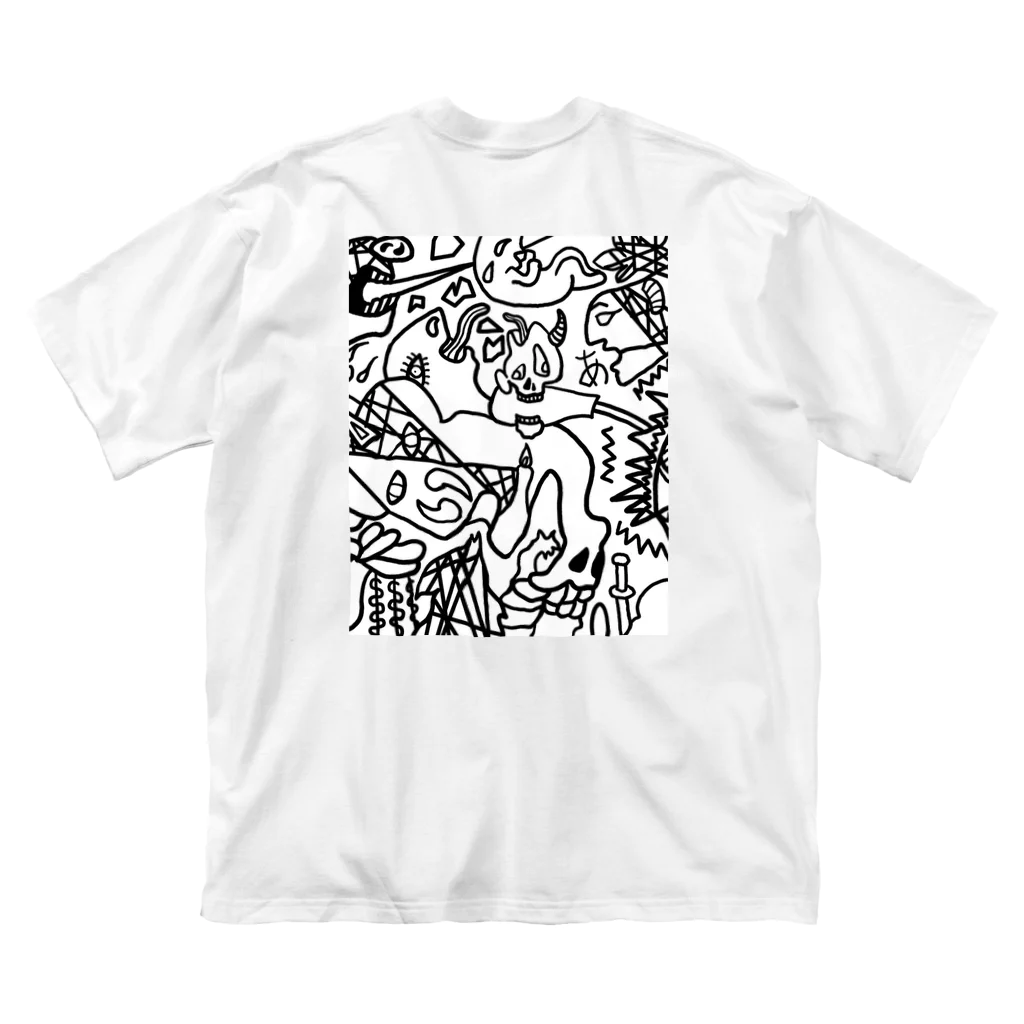 いぇいのゲルニック　白 Big T-Shirt