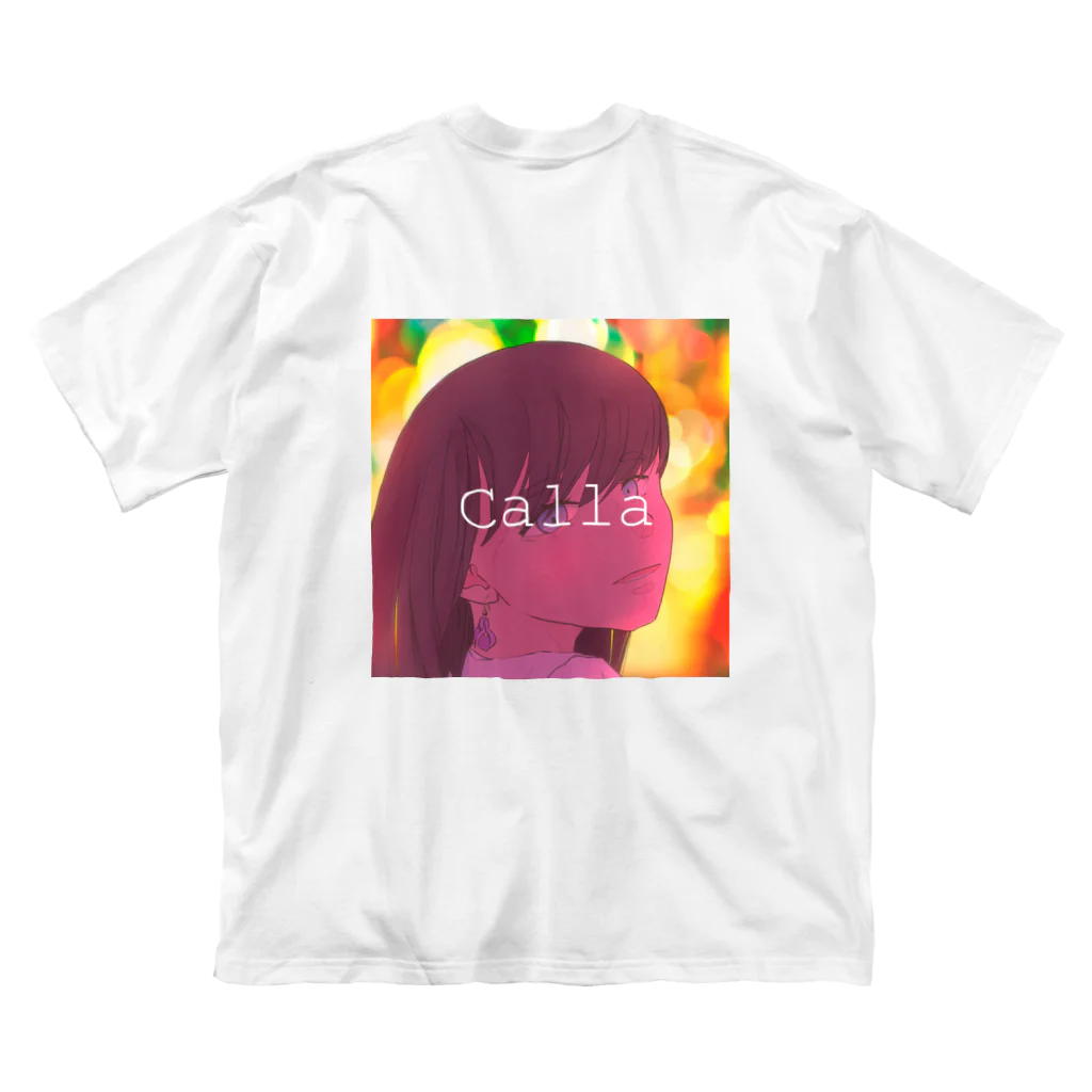 カモフのCalla　（背面プリント） ビッグシルエットTシャツ