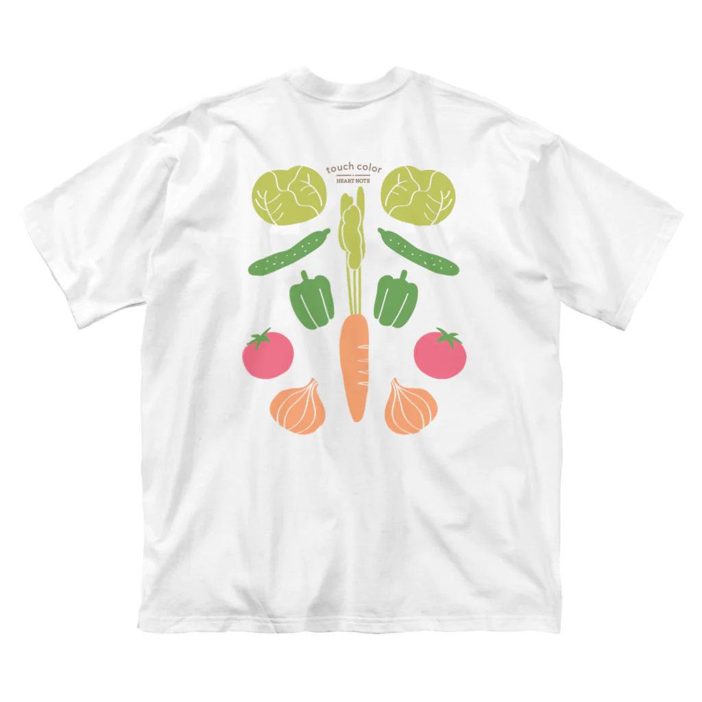 たっちからぁショップのなでなで野菜ナチュラル ビッグシルエットTシャツ