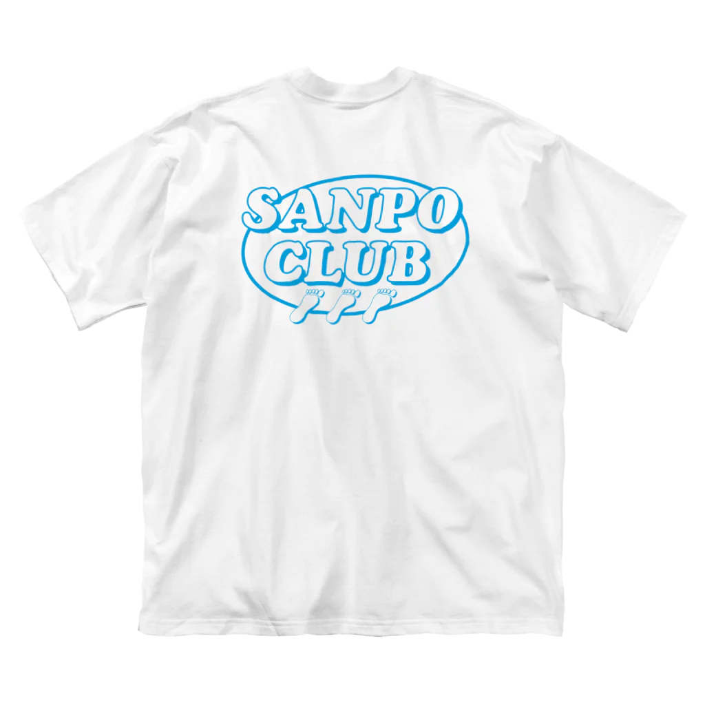 NujadeamのSANPO CLUB_Blue Big T-Shirt