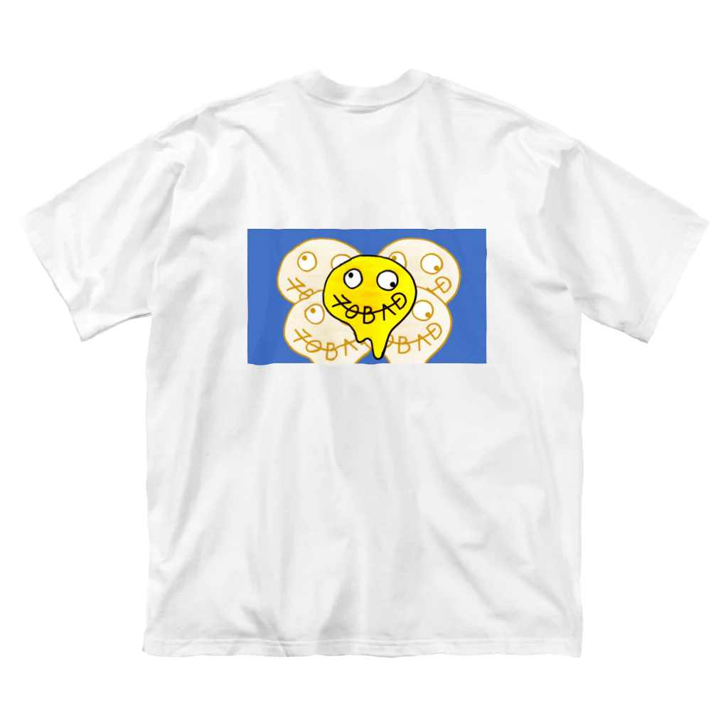 70BADの70BAD_溶けたにこちゃん ビッグシルエットTシャツ