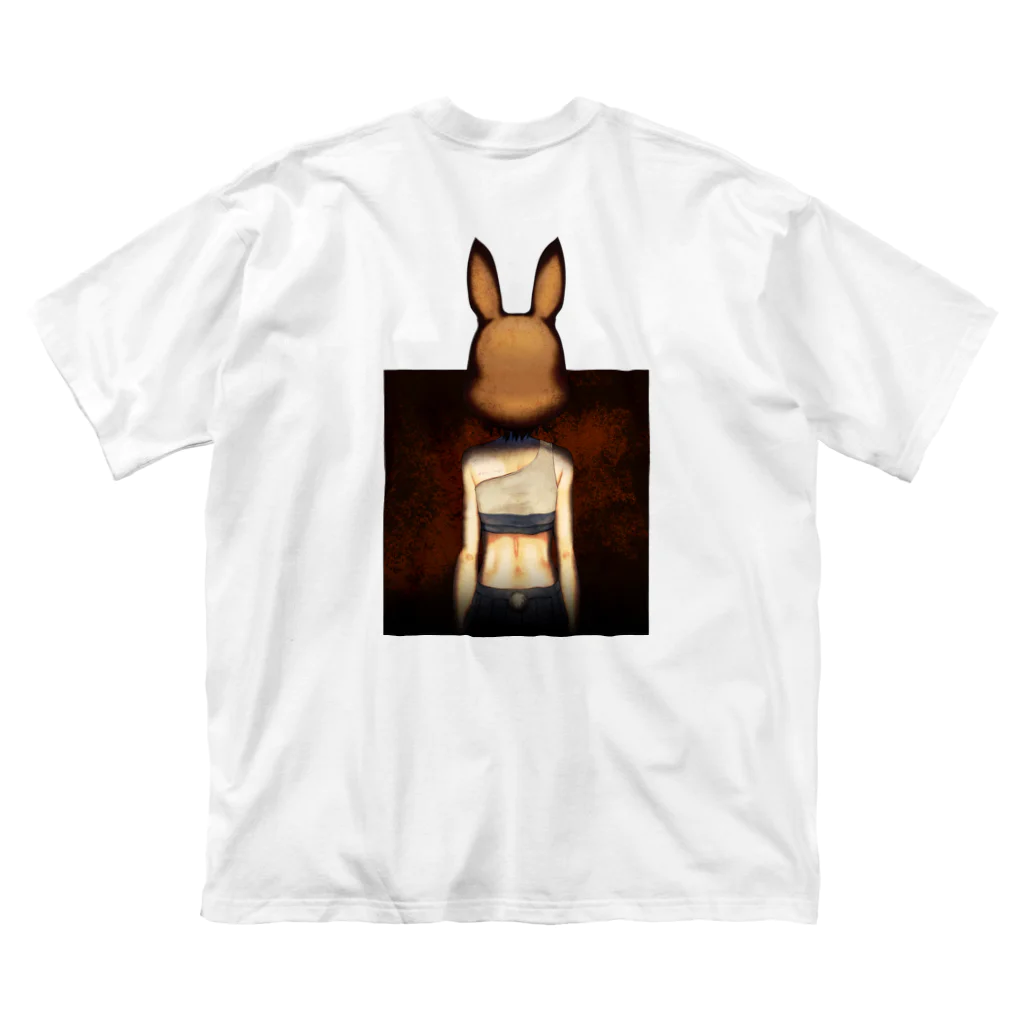 wktkライブ公式グッズショップの幸運ウサギさん ビッグシルエットTシャツ