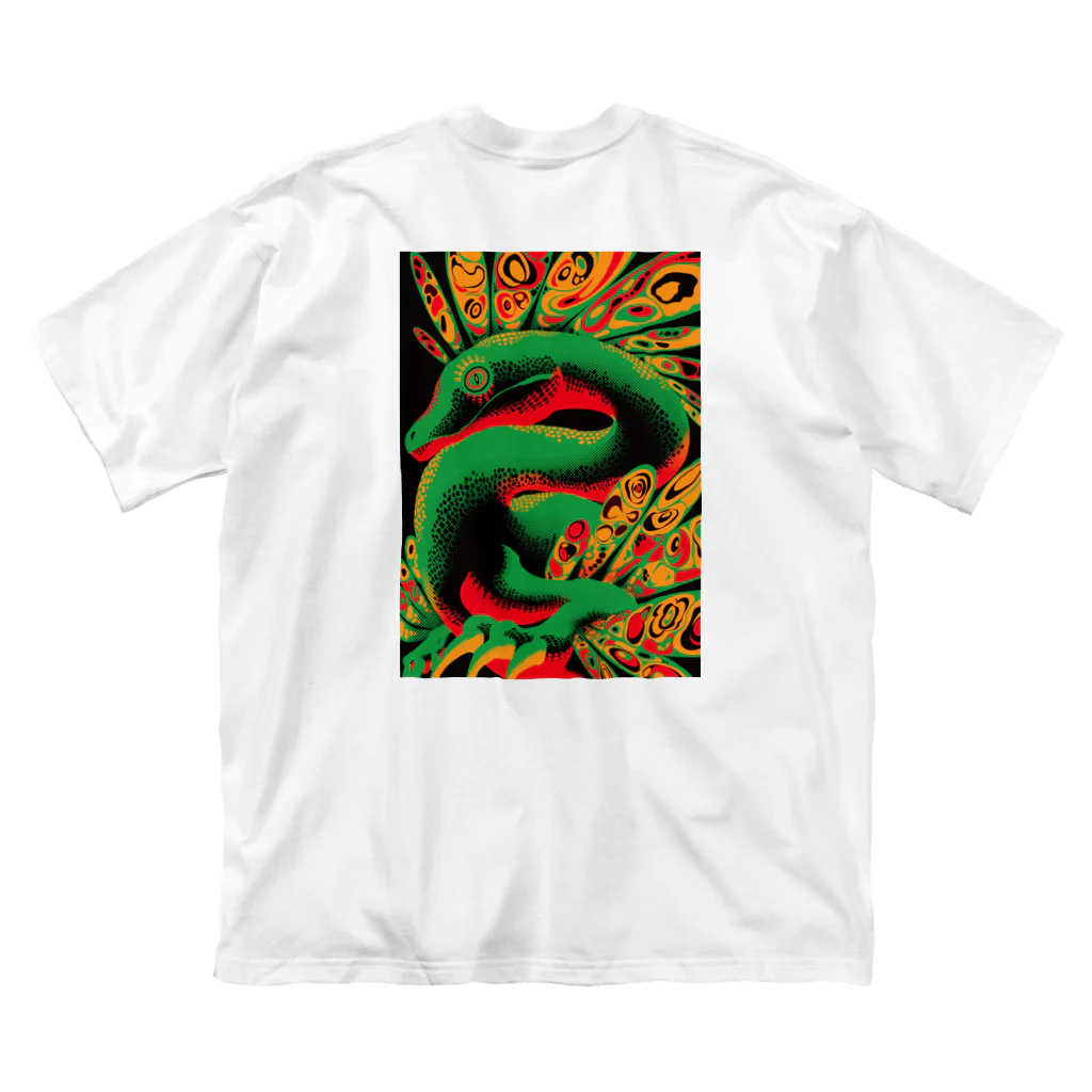 iwa0123のRaptor color Big T-Shirt