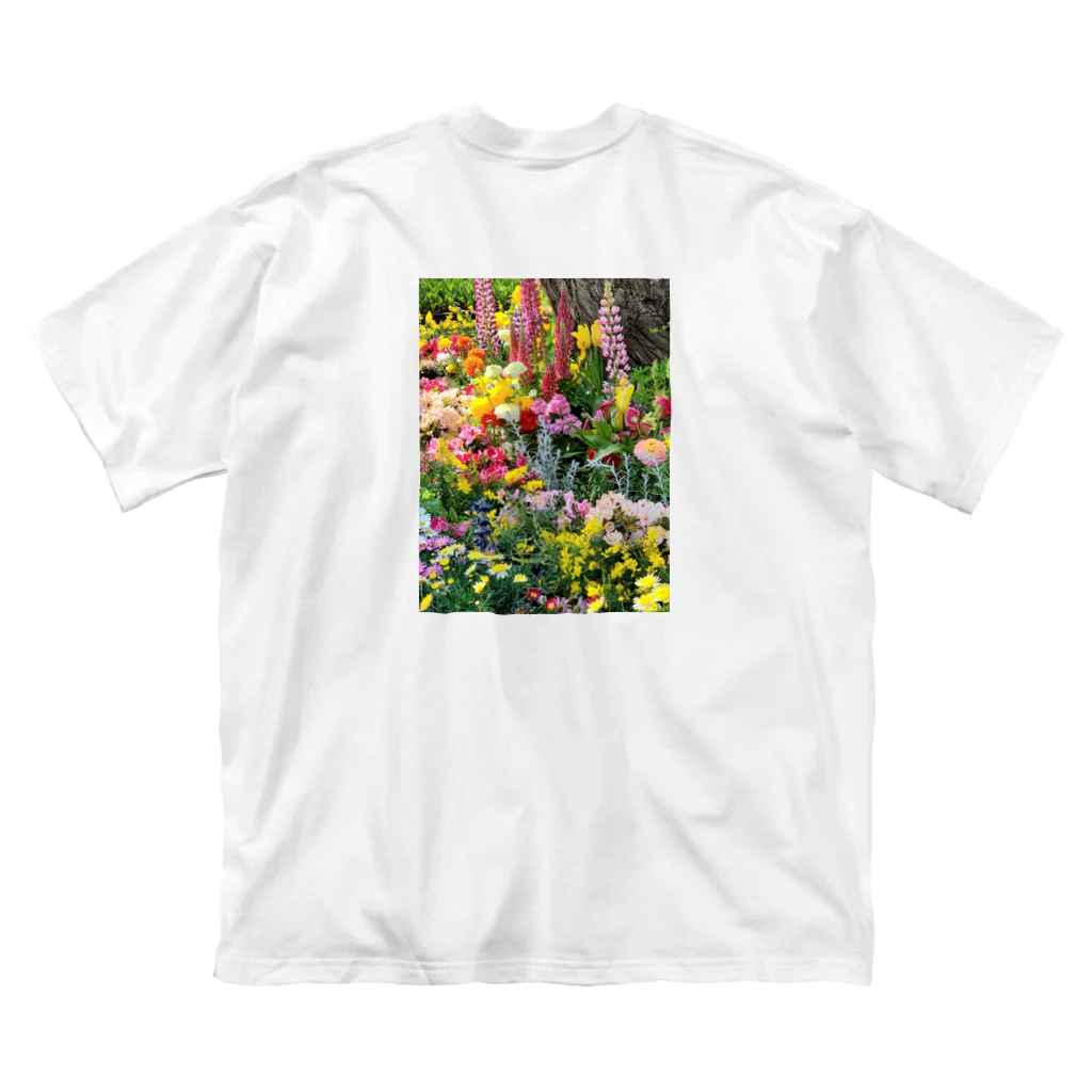 YumYumYumのすごくきれいなお花たち ビッグシルエットTシャツ