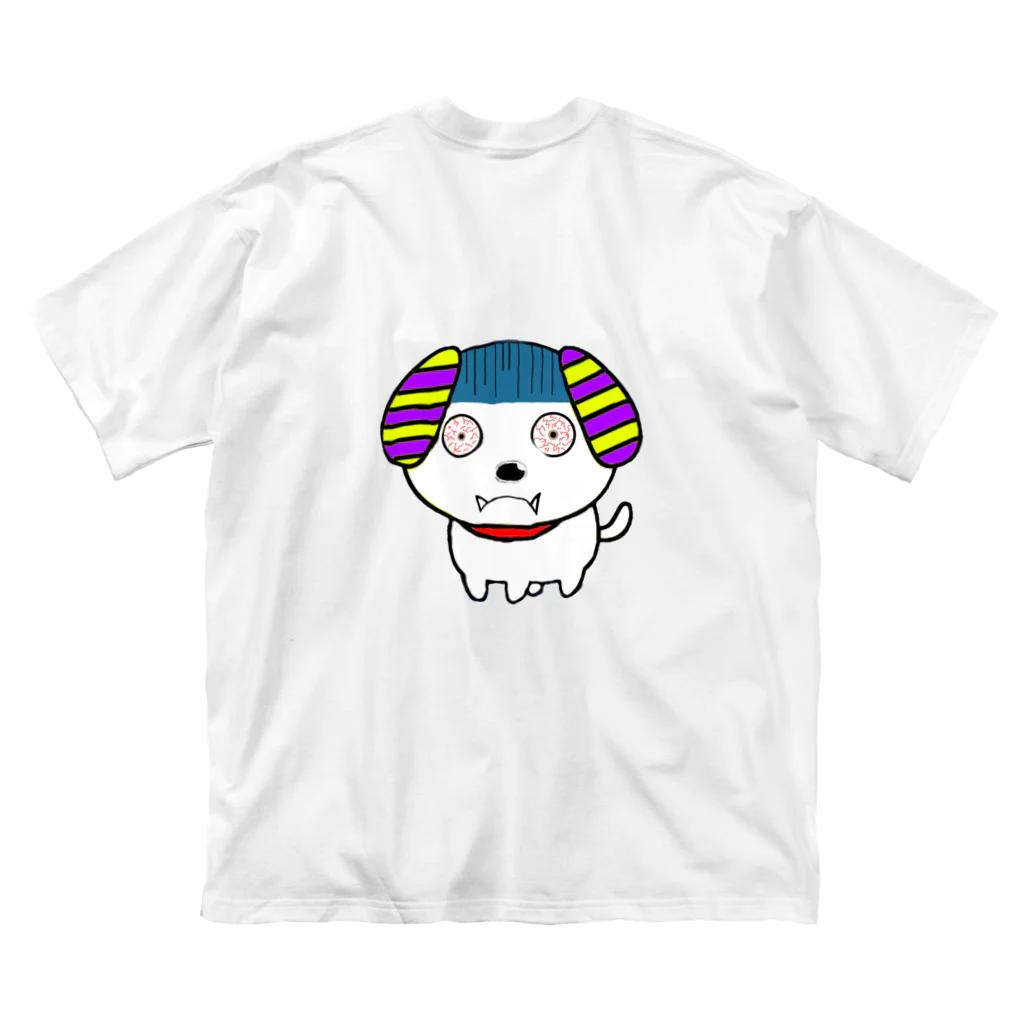 yxgxの顔色の悪いわんこのTシャツ ビッグシルエットTシャツ