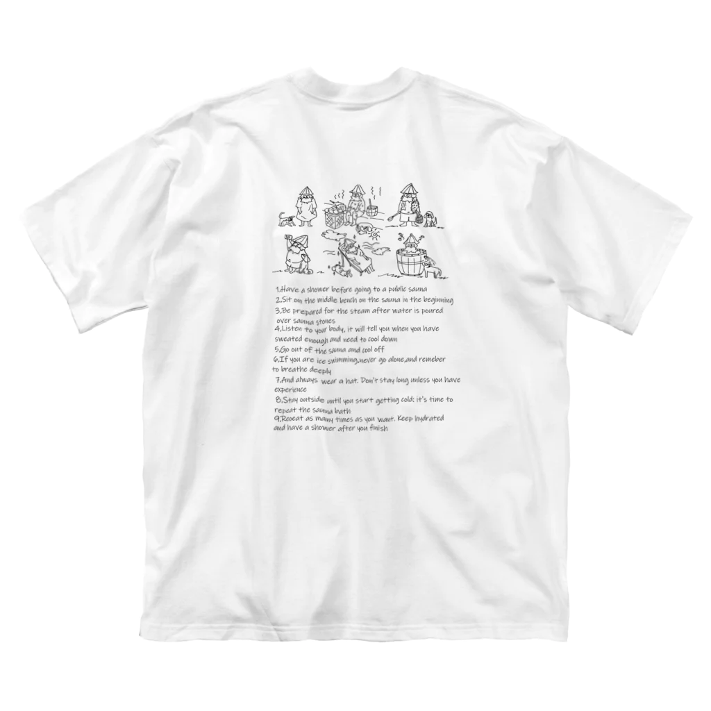 NYANNYANPARTYのSAUNA  FREAK ビッグシルエットTシャツ