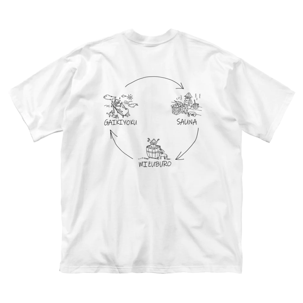 NYANNYANPARTYのSAUNA  FREAK Big T-Shirt