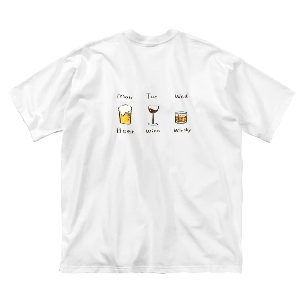 Paleale(ペールエール)の月曜日から🍺 ビッグシルエットTシャツ