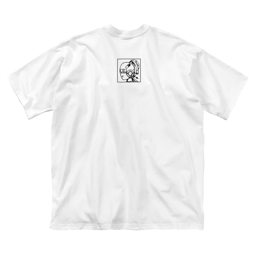 SHINN.U ONLINEのSANNIN（ロゴ黒） ビッグシルエットTシャツ