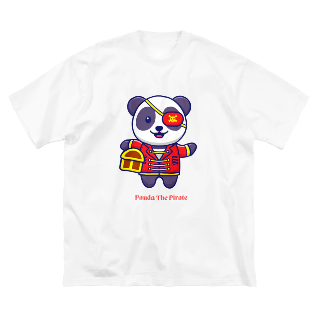 LoveAnimalの海賊パンダさん Big T-Shirt