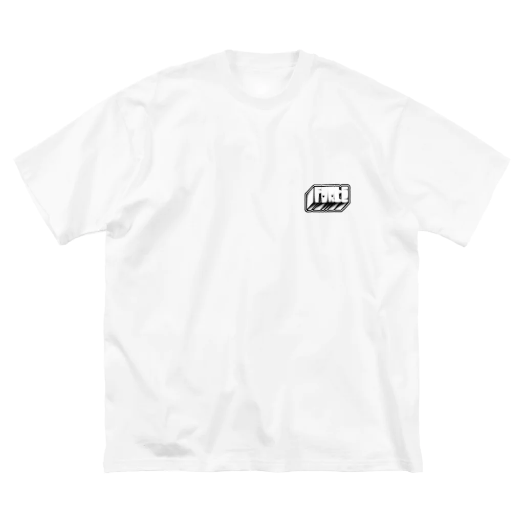 forteworksのforte block ビッグシルエットTシャツ