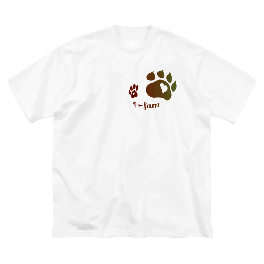 P➛fam.comのP➛KUMAちゃん ビッグシルエットTシャツ