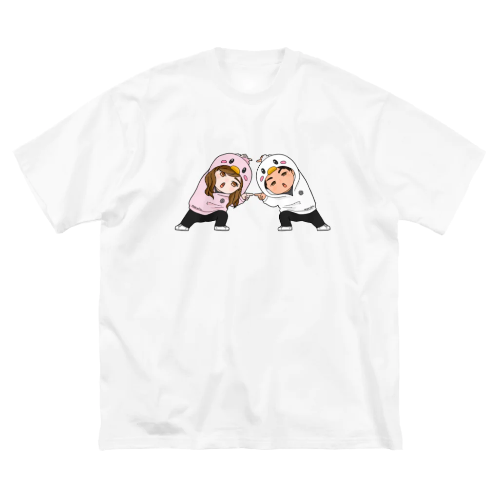 maruko shop☺︎のフュージョン ビッグシルエットTシャツ