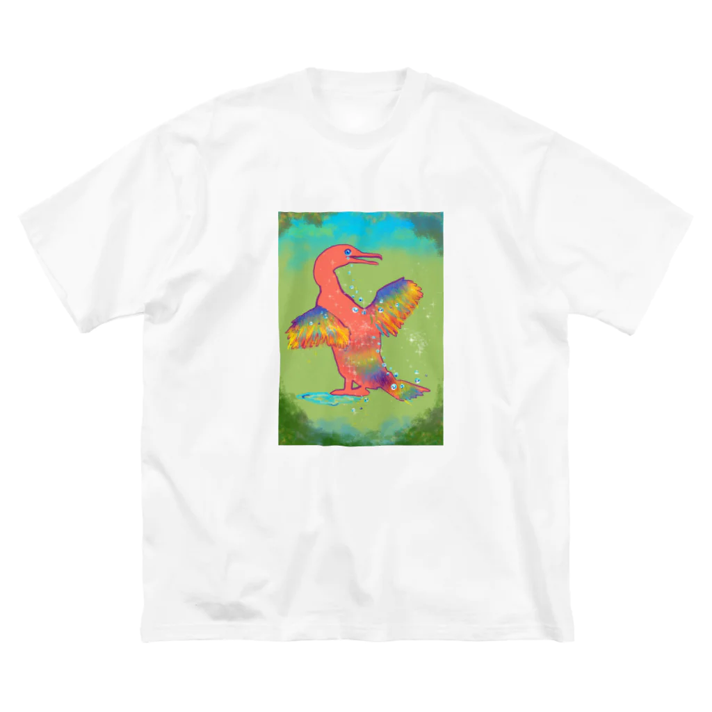 100 Papageno Storyの飛べない鳥のかけるん ビッグシルエットTシャツ