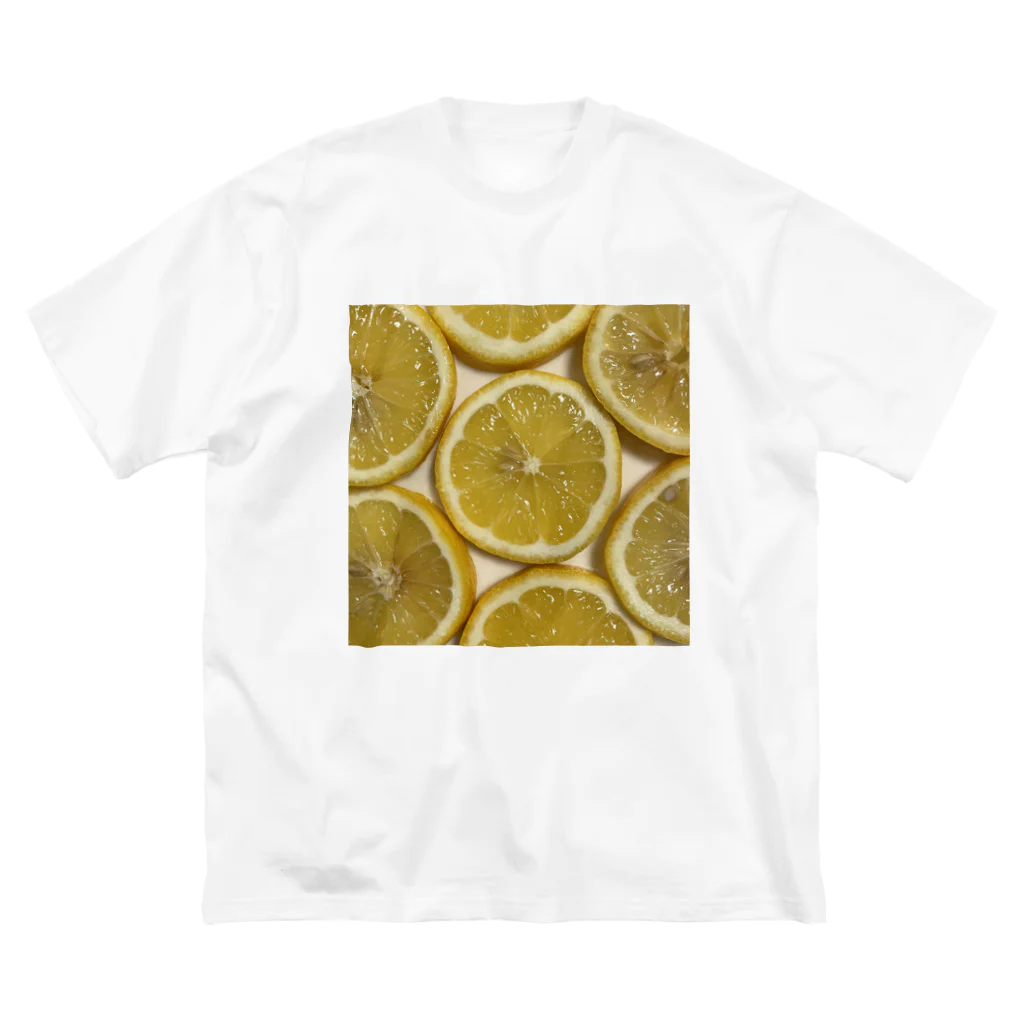 あゆのしおやきのレモンスライス ビッグシルエットTシャツ