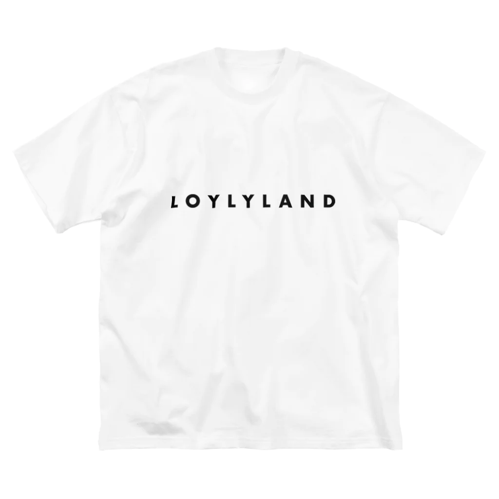 ロウリューランド【公式】のアパレルロゴ（BK） ビッグシルエットTシャツ