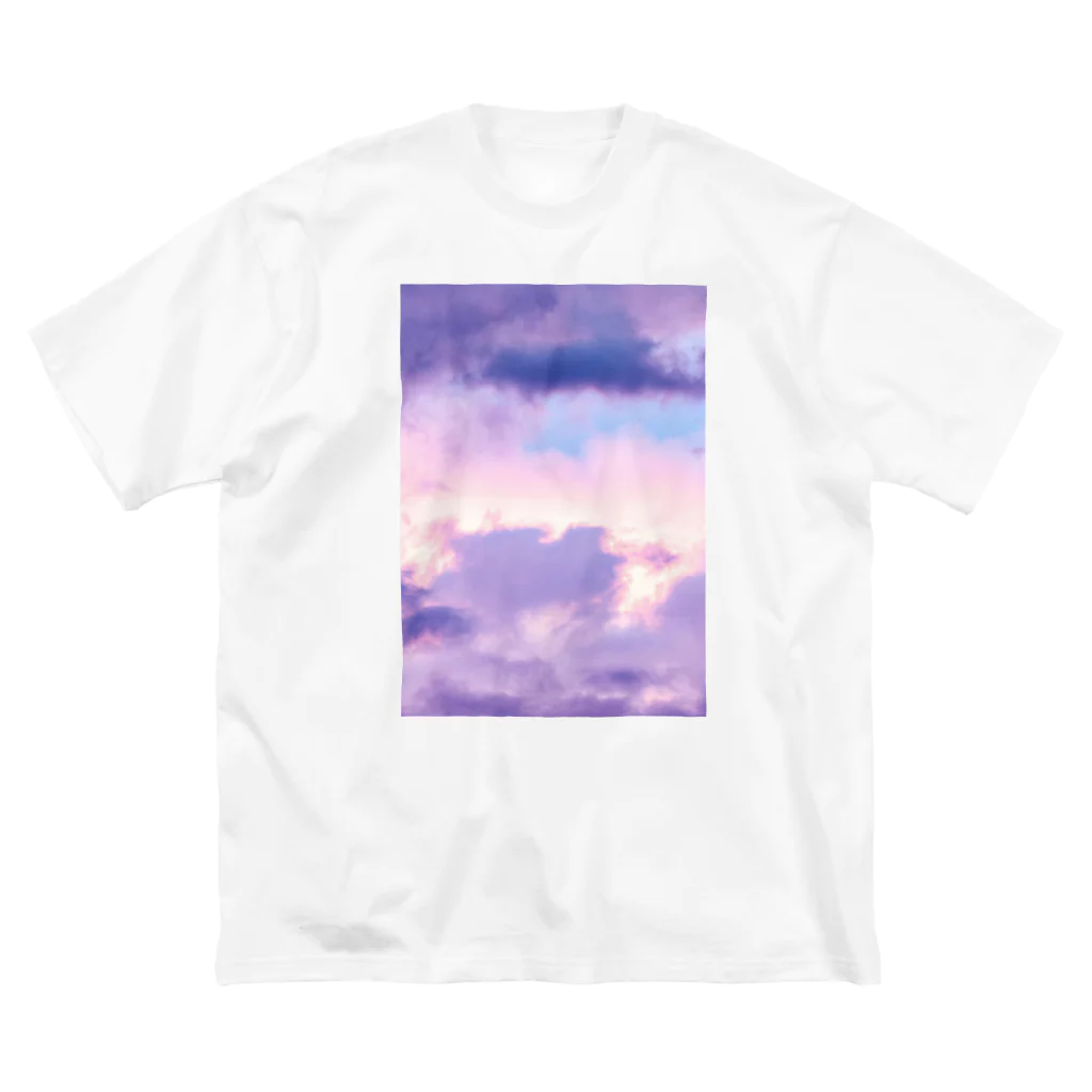 feeling milkteaの甘く溶ける空 ver.2 ビッグシルエットTシャツ