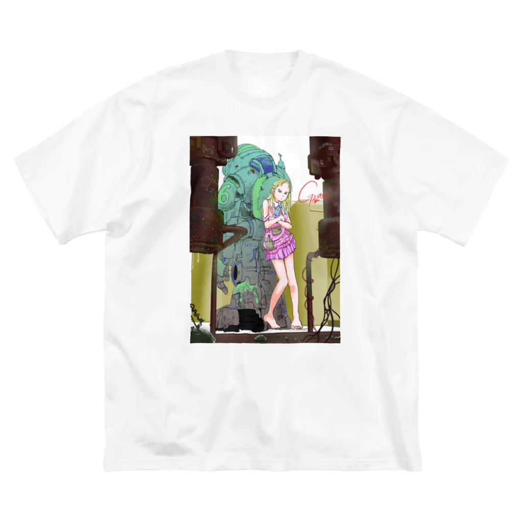 Gazouのアイテムショップのロボットと少女 Big T-Shirt