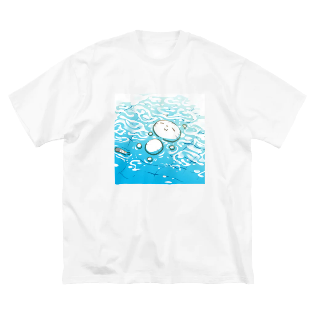 漫画工房クロノスの水風呂ラブ ビッグシルエットTシャツ