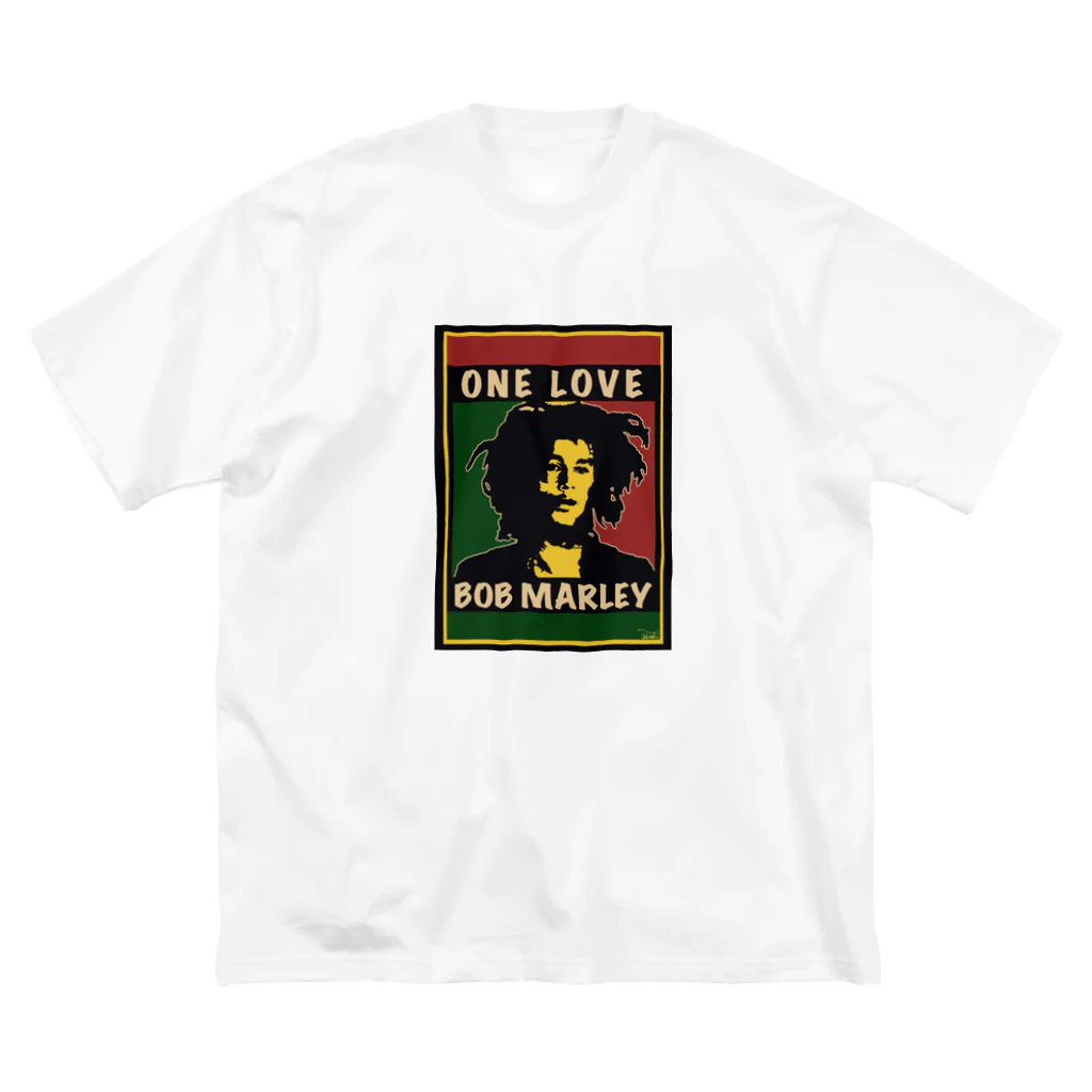 ３rd LaughのBOB MARLEY [ONE LOVE] ビッグシルエットTシャツ