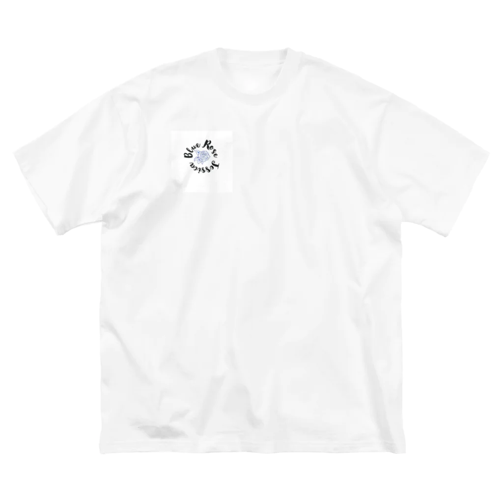 BLUEROSEのオーバーTシャツ【White】 ビッグシルエットTシャツ