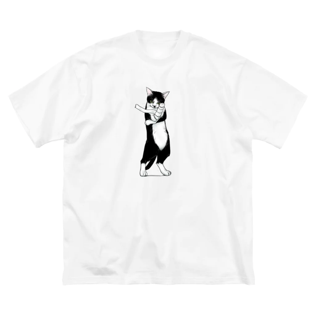 ayatoraの闇属性の猫 ビッグシルエットTシャツ