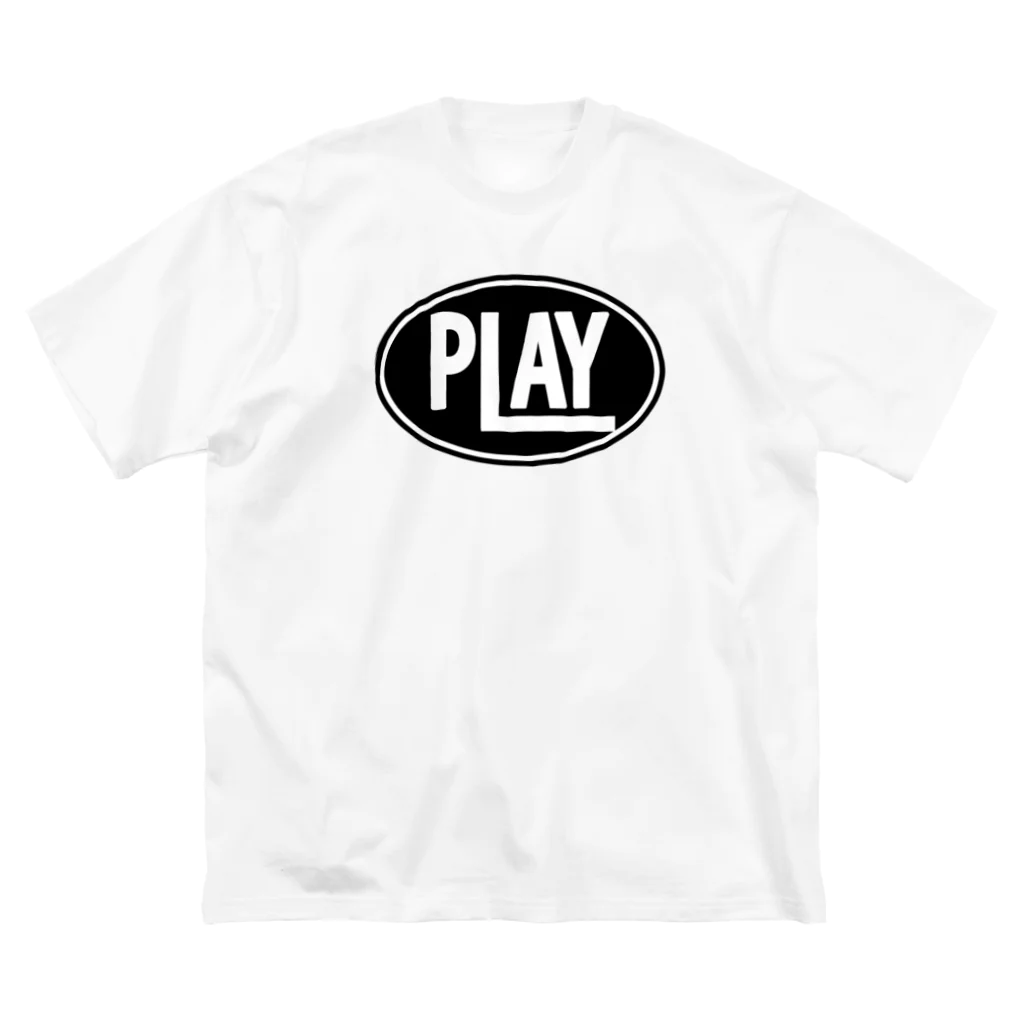 PLAY clothingのELLIPSE LOGO BL ① ビッグシルエットTシャツ