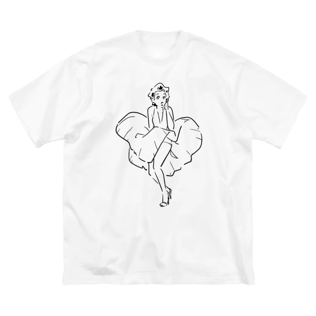 山形屋米店のマリリン・モンロー（Marilyn Monroe) ビッグシルエットTシャツ