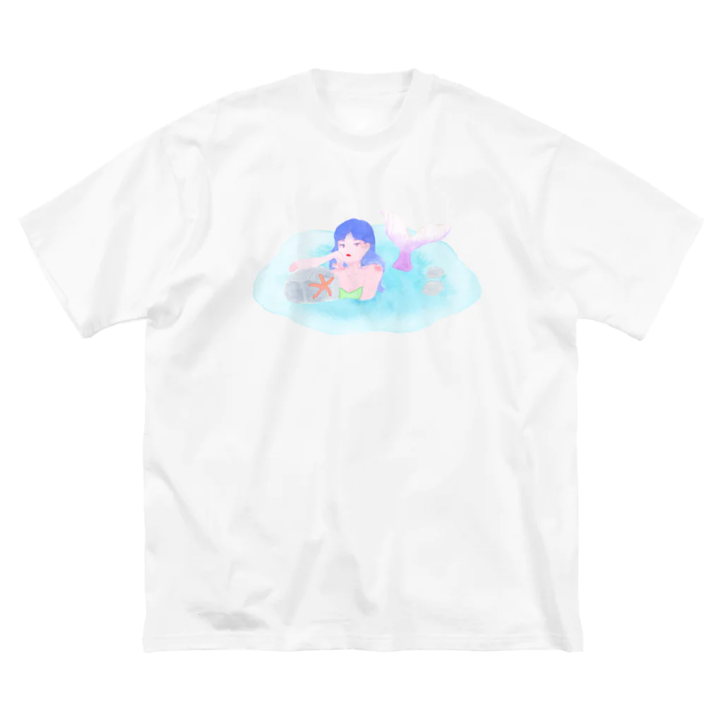 itohidemi.shopの磯人魚 ビッグシルエットTシャツ