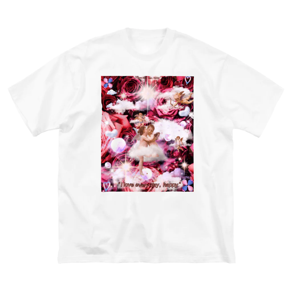 桜花-ouka-のLoveAngel ビッグシルエットTシャツ