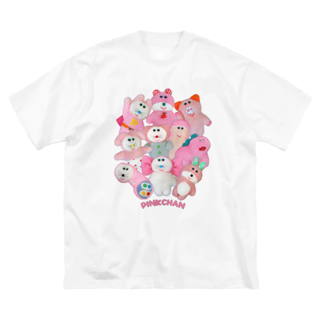 むにゅのピンクちゃんズ集大成 ビッグシルエットTシャツ