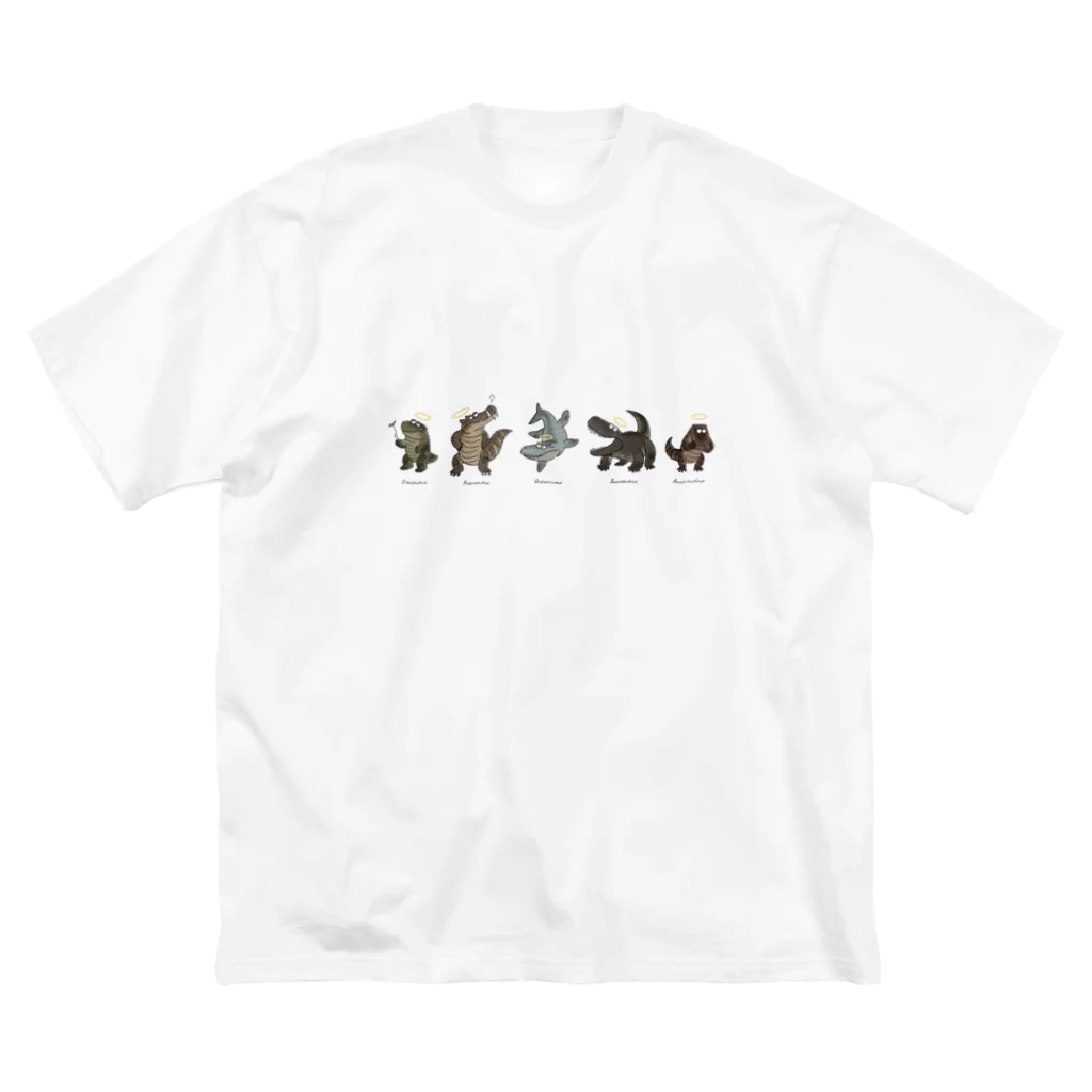 あめみやの先輩ワニたち ビッグシルエットTシャツ